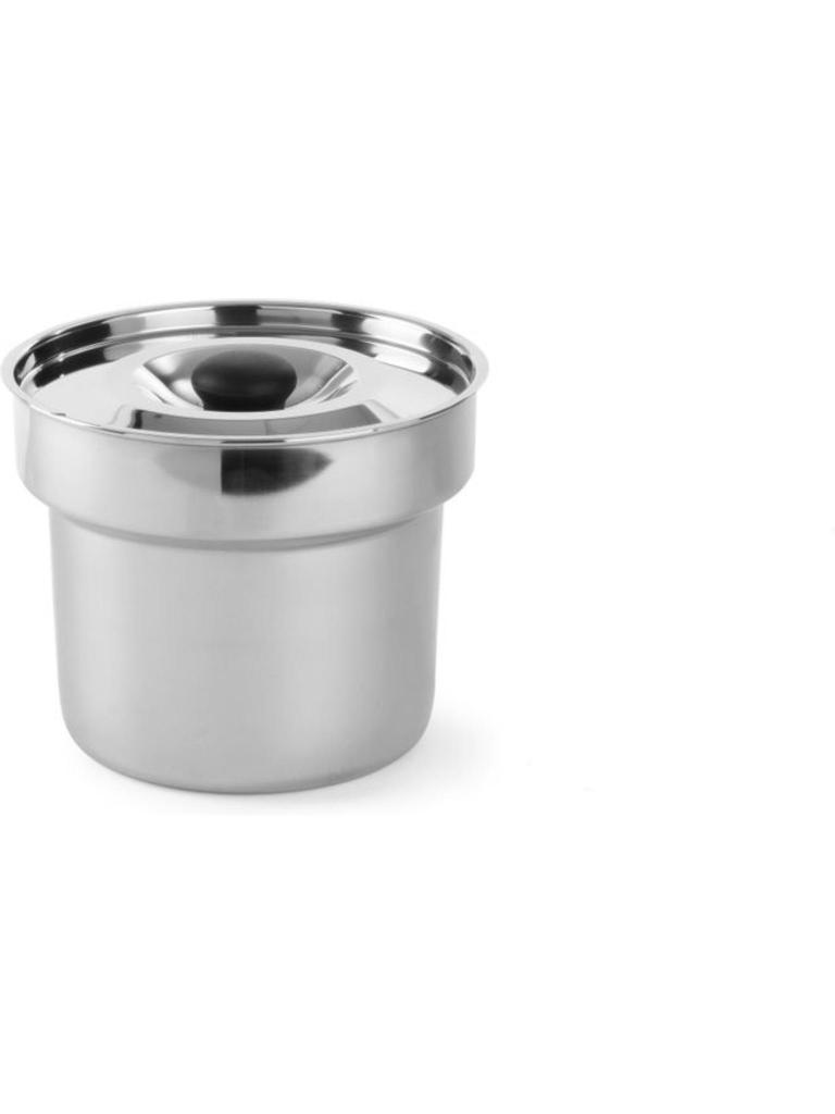 Accessoire pour 2 bacs bainmarie - Inox - H 19 X 22 X 22 CM - Hendi - 470909