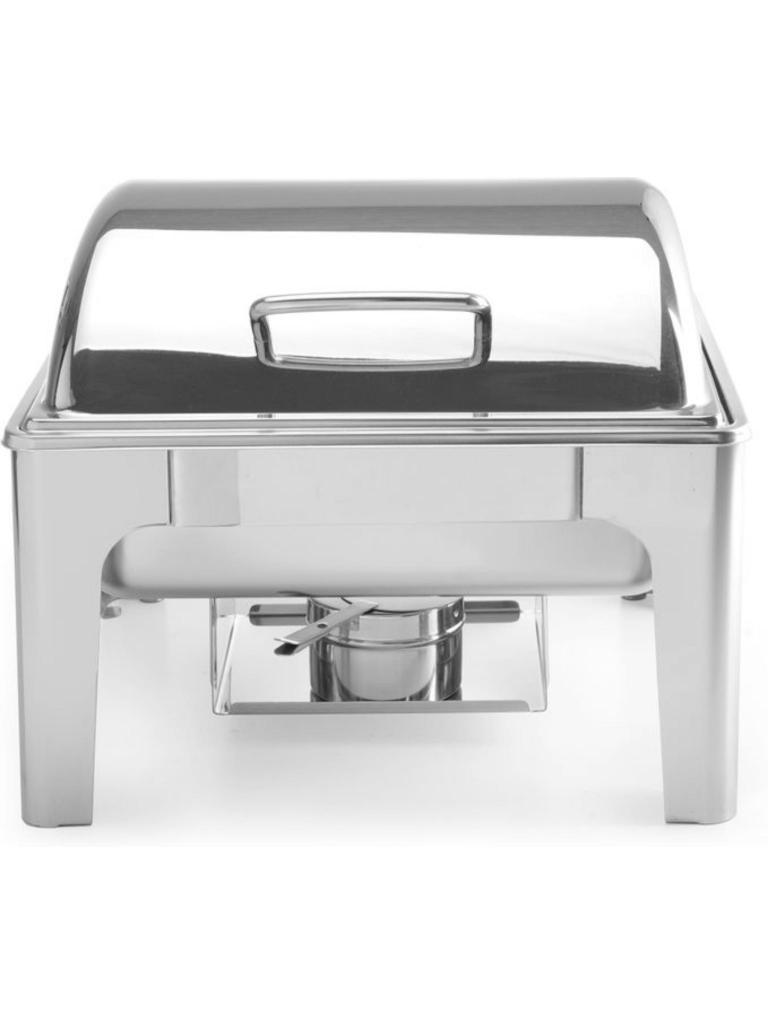 Chafing dish GN 2/3 finition miroir - Inox - H 32 X 40,5 X 39,5 CM - Hendi - 470237