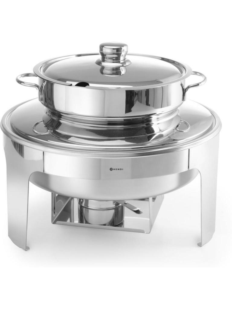 Chafing dish à soupe finition miroir - Inox - H 38 X 42 CM - Hendi - 470244