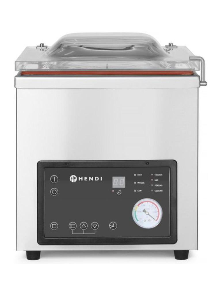 Machine d'emballage à chambre sous vide Machine d'emballage Profi Line - acier inoxydable - H 46 X 56 X 42,5 CM - Hendi - 975275