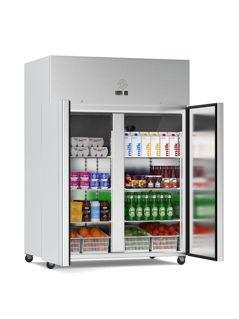 Réfrigérateur traiteur - 1200 Litres - 2 portes - Roulettes - G-Line
