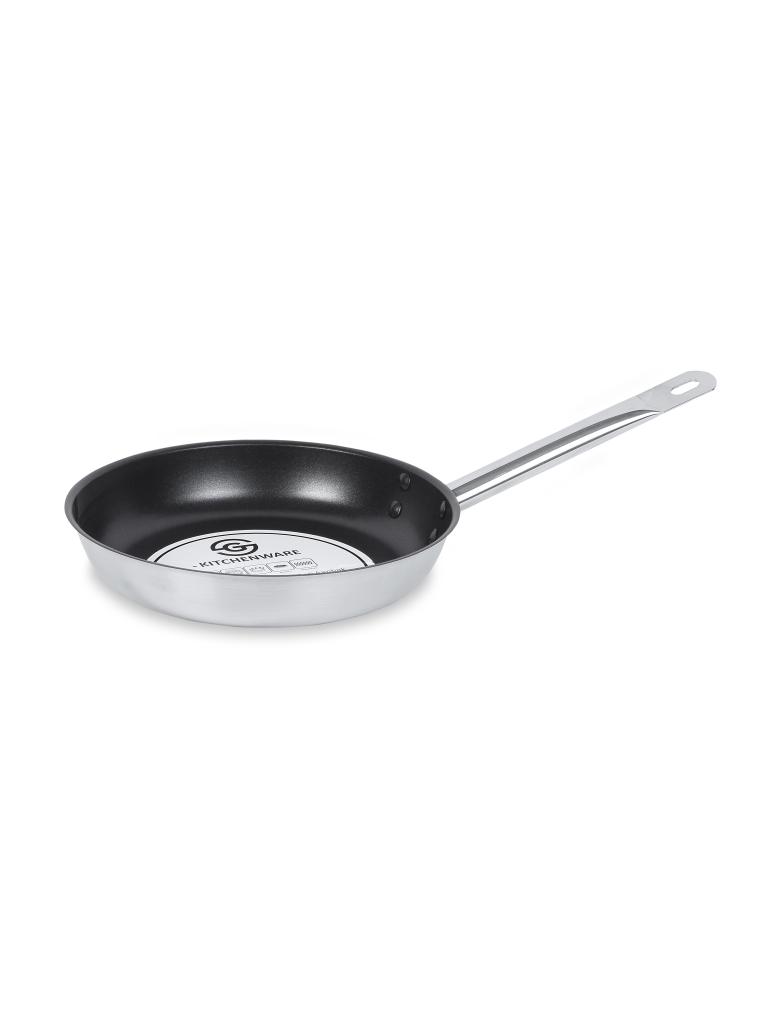 Poêle à frire - Inox - Ø24 CM - Antiadhésive - H 4,5 CM - G-Line