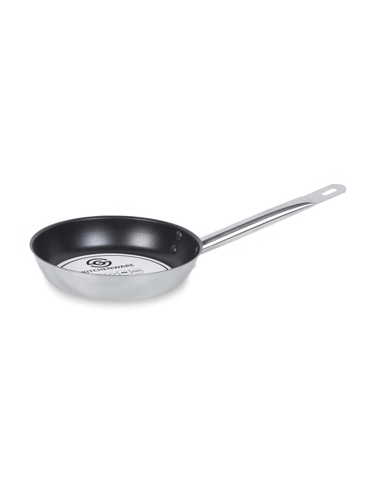 Poêle à frire - Inox - Ø20 CM - Antiadhésive - H 4,1 CM - G-Line