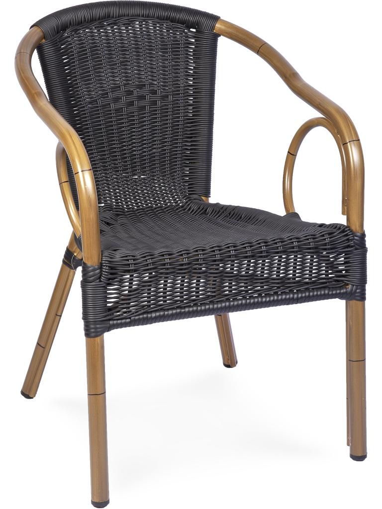 Chaise de terrasse - Corino - Noir - G-Line