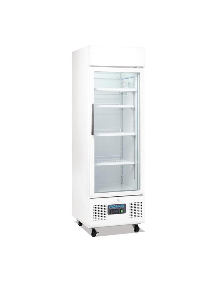 Réfrigérateur porte vitrée - 218 Litres - H 169,2 x 53 x 57,5 CM - 230 V - Polar - DM075