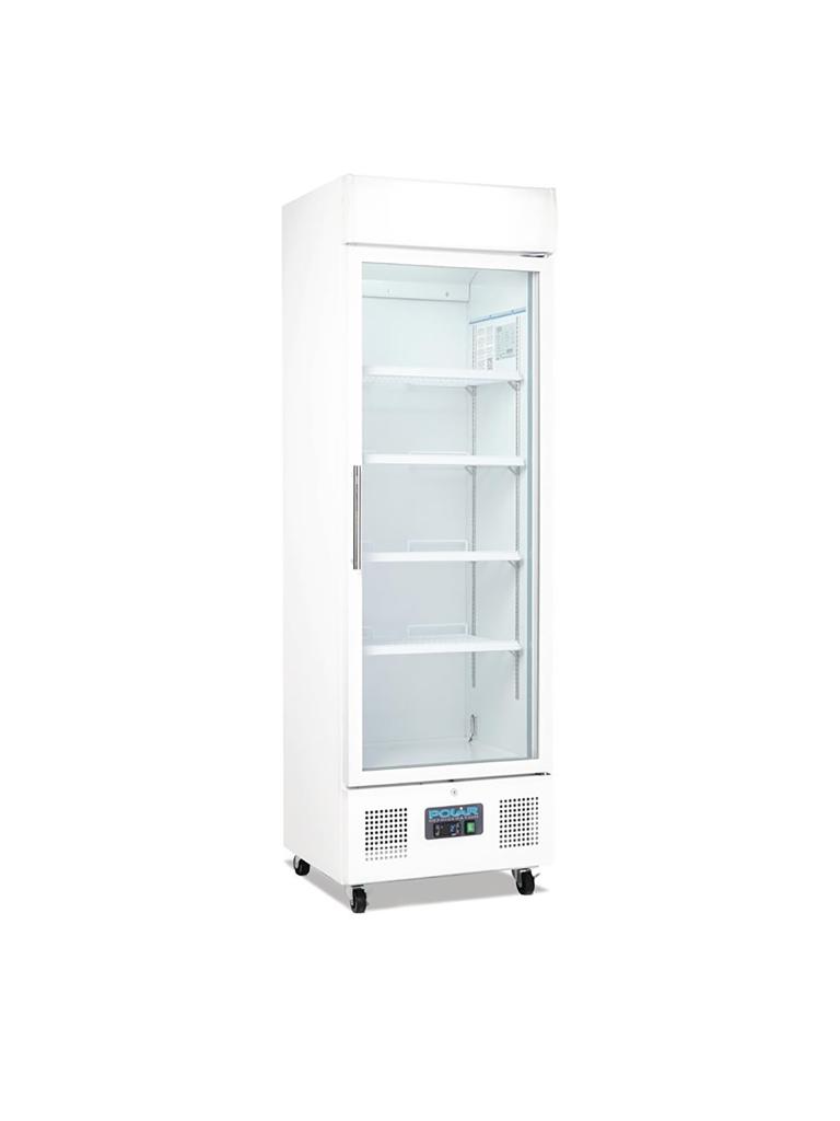 Réfrigérateur porte vitrée - 336 Litres - H 198,2 x 62 x 57 CM - 146 W - 230 V - Polar - DM076