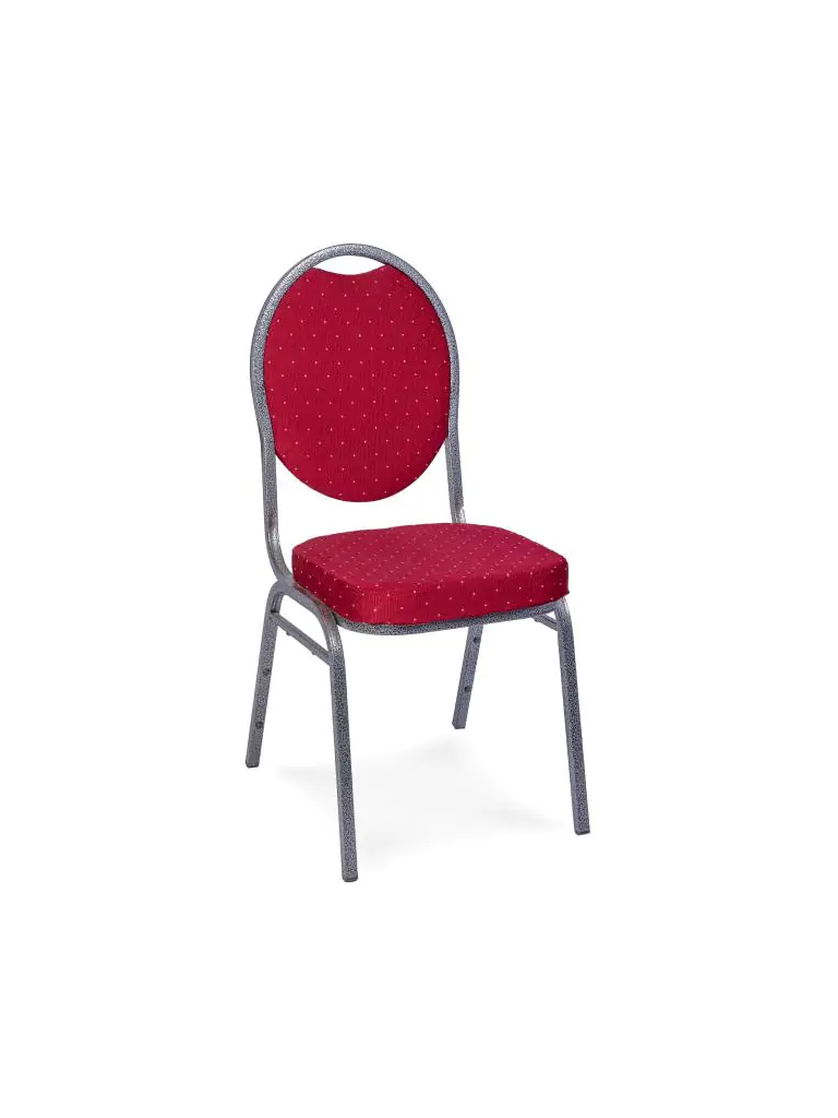 Chaise empilable / Chaise empilable - Havana Red - Martelé - G-Line