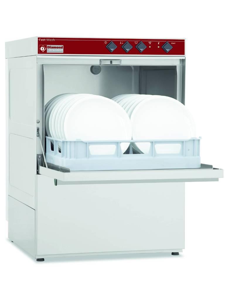 Lave-vaisselle - Panier 50 x 50 CM - 230V - Pompe de vidange - Diamant - DC502/6M-PS