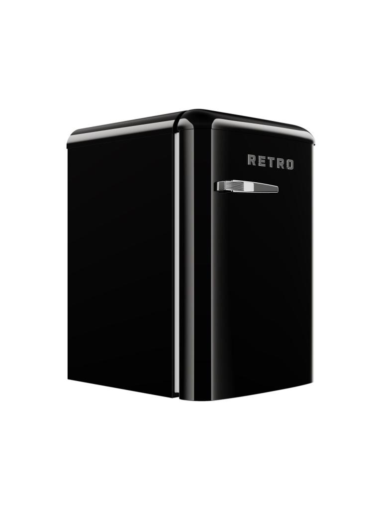 Réfrigérateur Rétro - 120 Litres - Modèle de table - Noir - G-Line