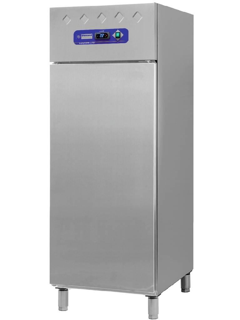 Réfrigérateur traiteur - 550 Litre - 1 porte - 20 x 60x40 CM - H 200.5 x 76 x 72.9 CM - Inox - Diamant - IP70/PC-R2